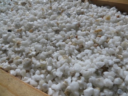 Grano de mármol triturado blanco varios tamaños